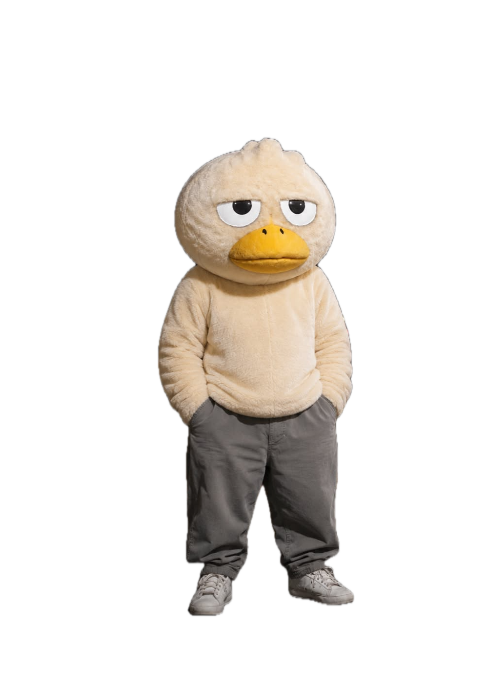 The approved full-body Waddever character, including both shoes.